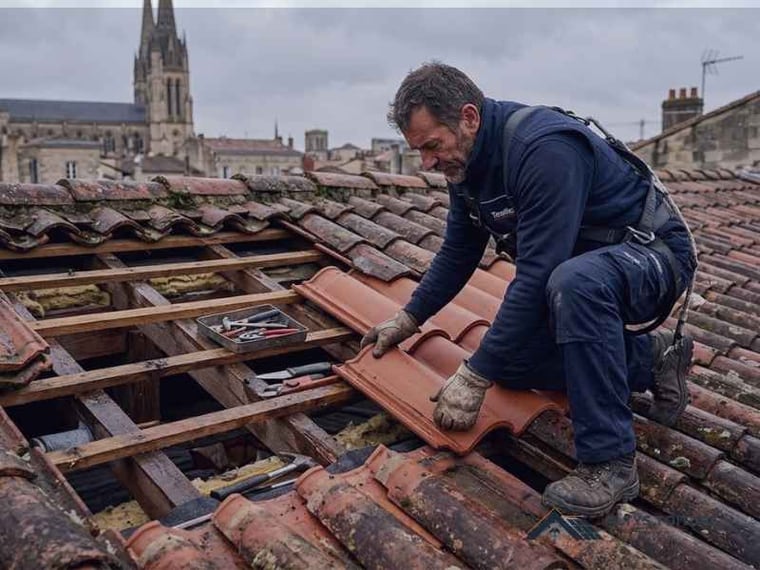 Diagnostic d’infiltration de toiture — chantier Altys Toiture Le Taillan-Médoc au Taillan-Médoc